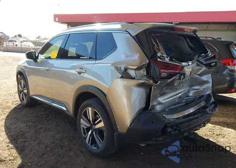 2022 Nissan Rogue Platinum Fwd z USA, uszkodzony, nr VIN JN8BT3DC8NW121129